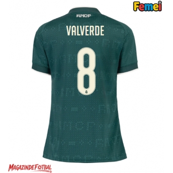 Real Madrid Federico Valverde #8 Tricou Fotbal Replică 2026-27 Femei Deplasare